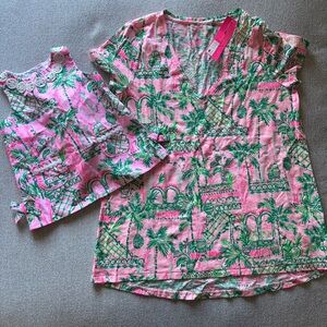 BNWT Lily Pulitzer mommy and me Always Worth It set